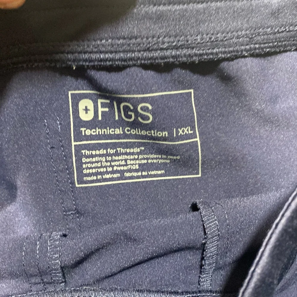 - Figs Navy Blue Men’s Tie Waist Jogger‎ Medical Scrubs Size XXL